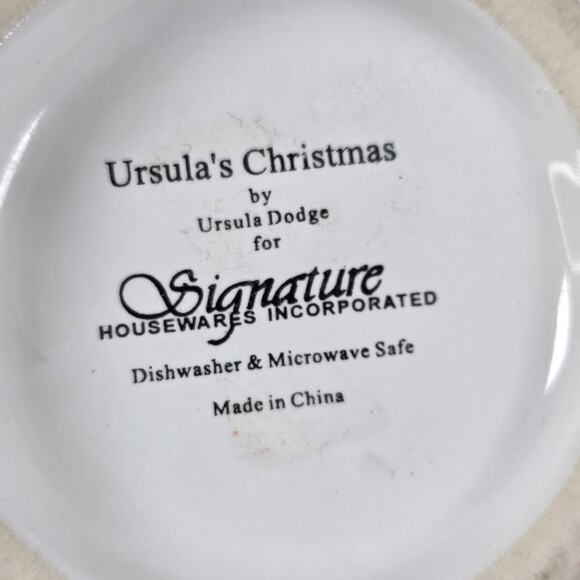 Ursula's Christmas Coffee Mug / Cup by Ursula Dodge for Signature Housewares - Picture 10 of 12